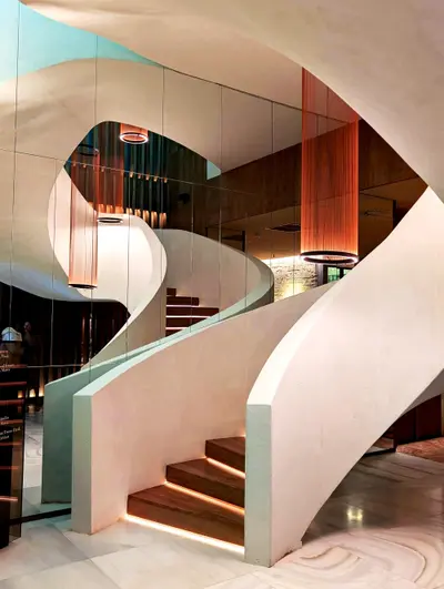 ME Malaga lobby staircase
