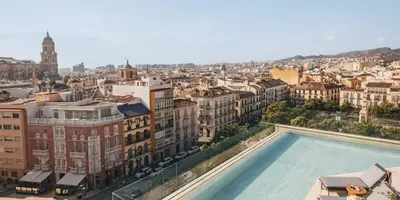 ME Malaga rooftop pool